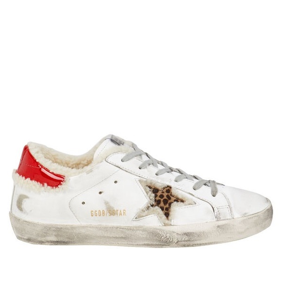 Golden goose shearling sneakers size 38 fits 37 size / 7 us - Picture 1 of 8